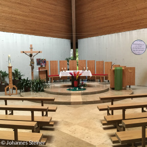 Innenansicht der Thomaskirche am Kaufbeurer BKH