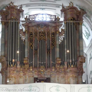 Die Orgel der Kirche St. Stephan in LIndau auf der Insel